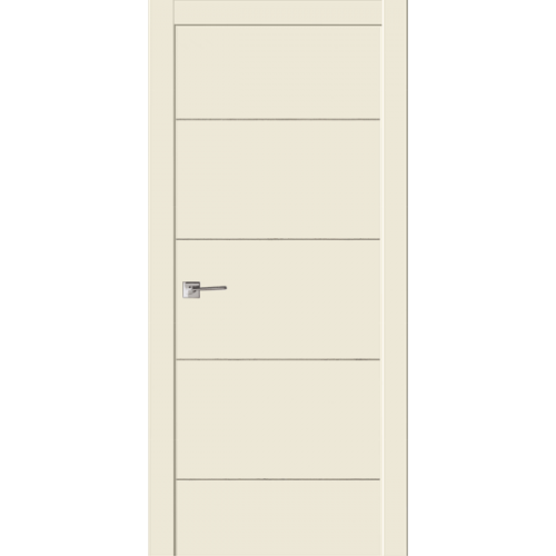 Межкомнатная дверь La Porte серия Modern модель 100.2 эмаль слоновая кость глухая