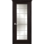 Межкомнатная дверь La Porte серия New Classic модель 200.6 ясень браун со стеклом Грани