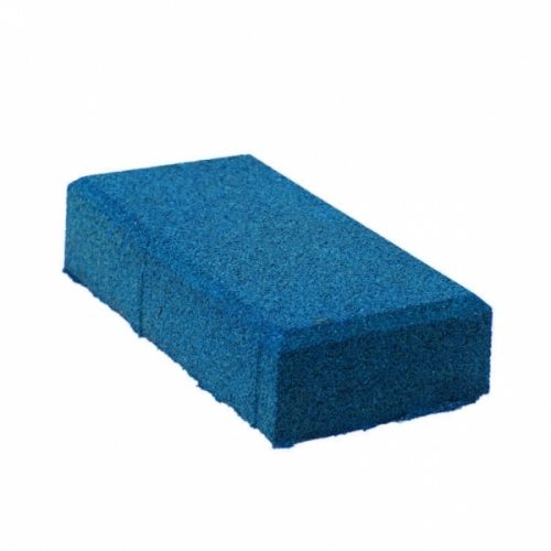 Резиновая плитка Кирпич 10x20 см синяя