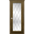 Межкомнатная дверь La Porte серия New Classic модель 200.6 дуб коньяк со стеклом Ромб