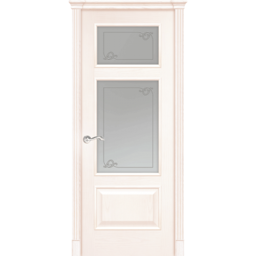 Межкомнатная дверь La Porte серия Classic модель 300.6 ясень карамель со стеклом Терра