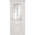 Межкомнатная дверь La Porte серия Classic модель 300.7 ясень бланко со стеклом Лувр