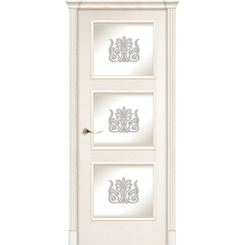 Межкомнатная дверь La Porte серия Classic модель 300.9 ясень карамель контур с заливкой Болеро