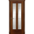 Межкомнатная дверь La Porte серия Classic модель 300.8 красное дерево со стеклом Классика